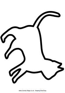 Cats, Stencils and Cat outline