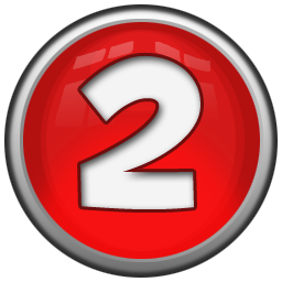 Red number 1 clipart