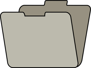 File Folder Open Clipart