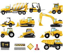 55+ Heavy Construction Equipment Clipart