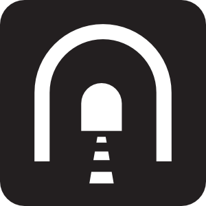 Tunnel Black Clip Art - vector clip art online ...