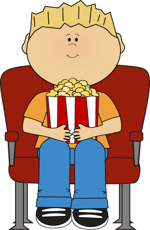 Movie Clip Art - Movie Images - Kids Movie Night Clip Art
