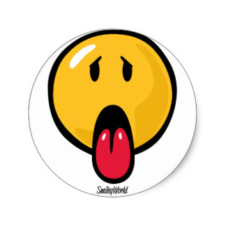 Sick Smiley Stickers | Zazzle