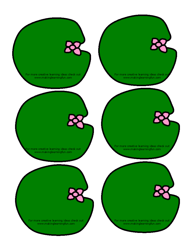 Lily Pad Template | Free Download Clip Art | Free Clip Art | on ...