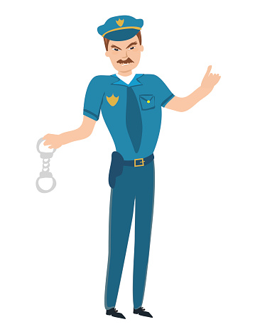 Silhouette Of The Special Police Badge Clip Art, Vector Images ...