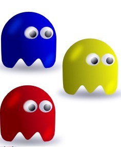 Ghosts On Pacman - ClipArt Best