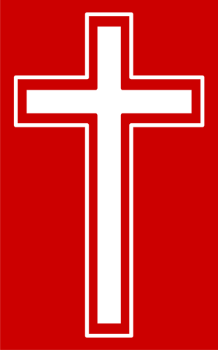 Red Christian Cross Clipart