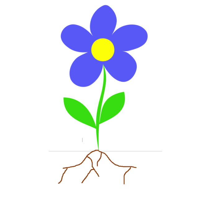 Clip Art Flower Diagram Clipart