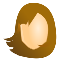 Cartoon Girl With Brown Hair Vector - Download 1,000 Vectors (Page 1)