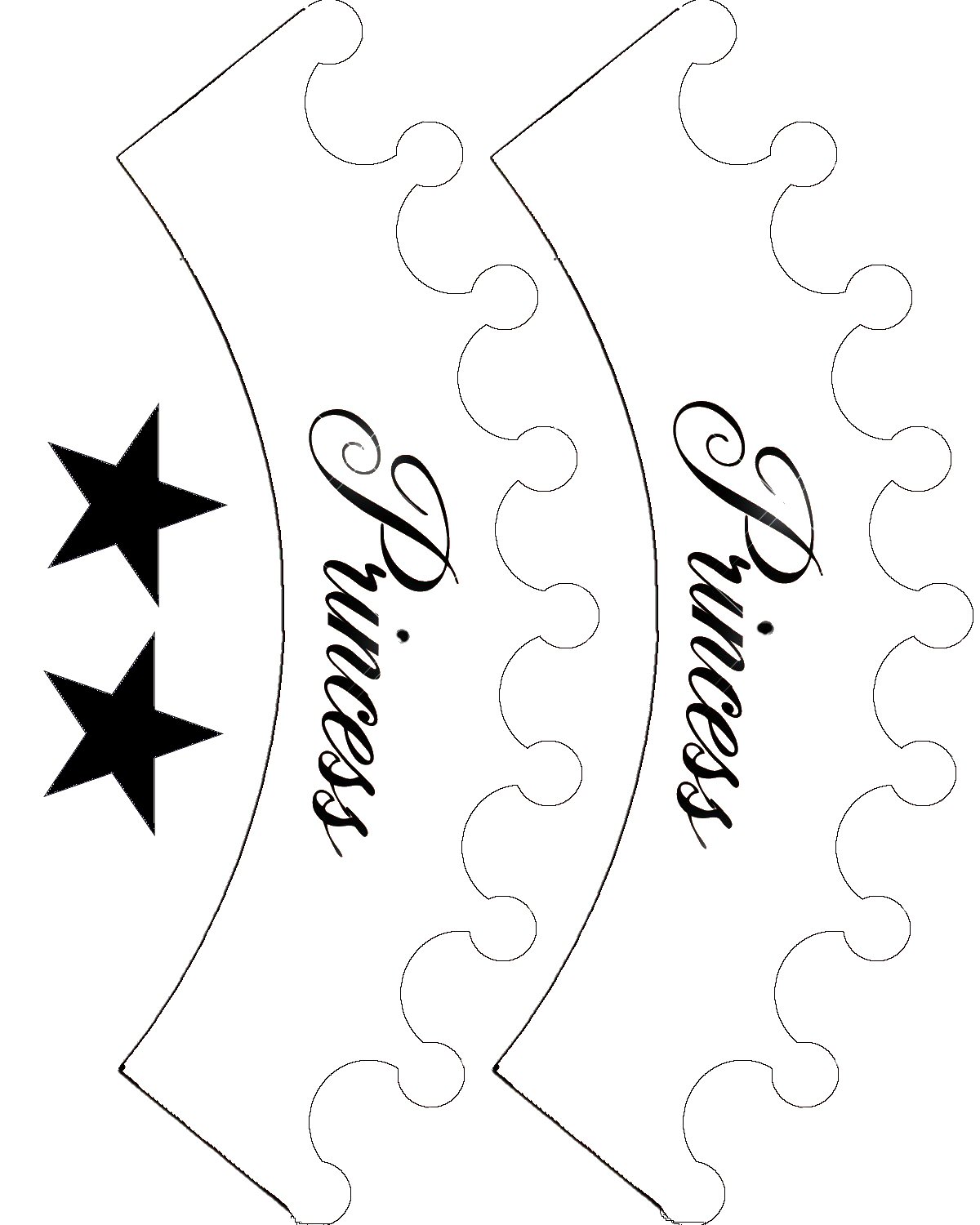 Food Art Party: Princess Cupcake Wrappers to Print