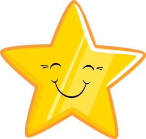 Smiling star clipart