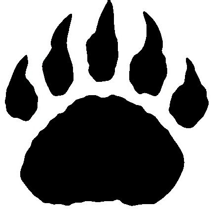 Bear claws, Stencils and Bears
