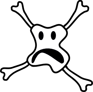 Scary scared clip art clipart image #33038