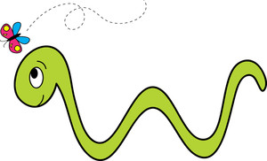 Animated worm clipart