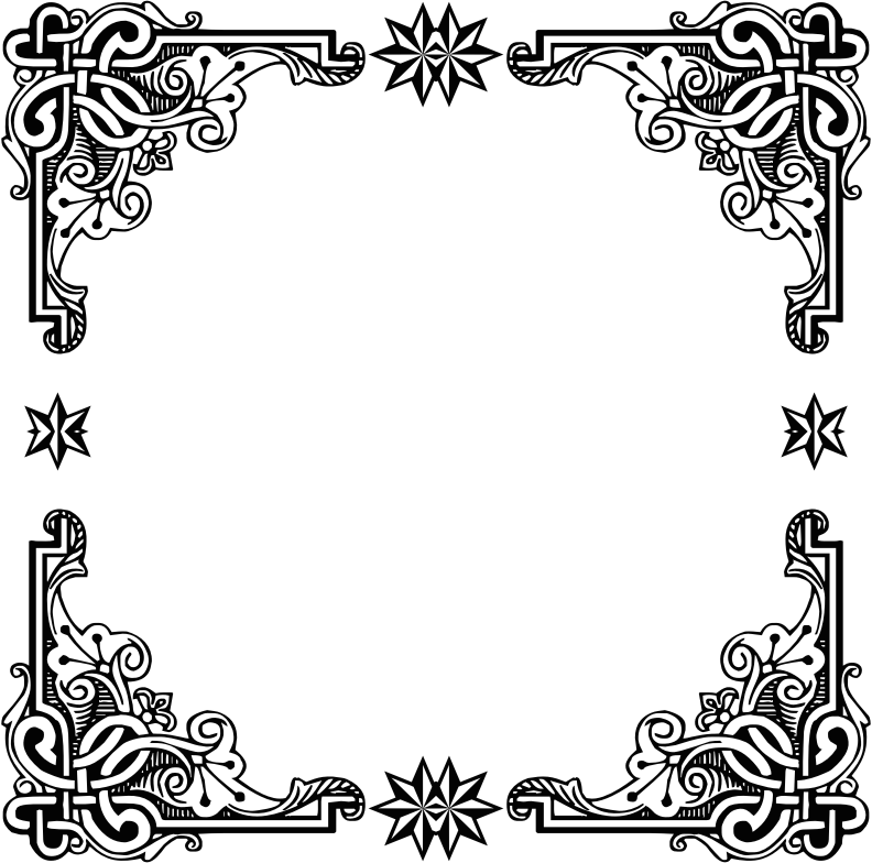 Clipart - Vintage Symmetric Frame