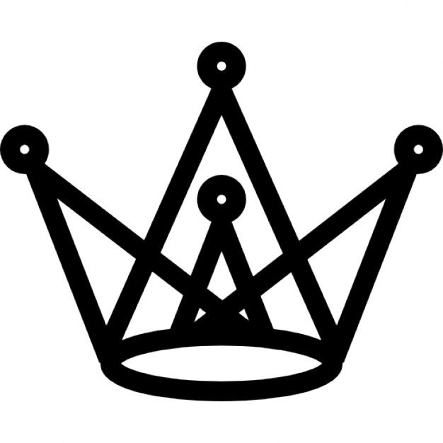 Royal crown shape Icons | Free Download