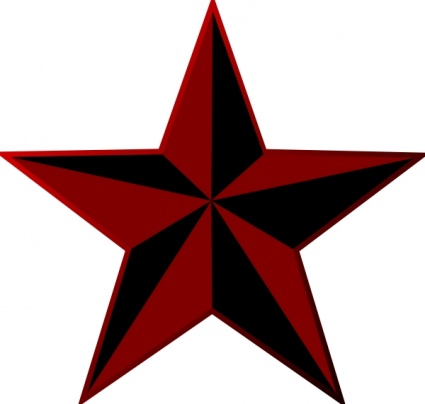 Red Star Clipart - Tumundografico
