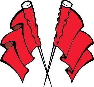 Color guard flag clipart