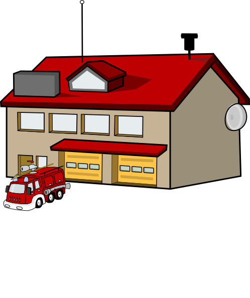 Cartoon Firehouse | Free Download Clip Art | Free Clip Art | on ...