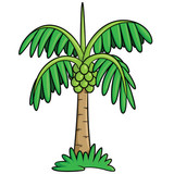 Papaya Tree Cartoon Illustration of cute cartoon papaya tree ...