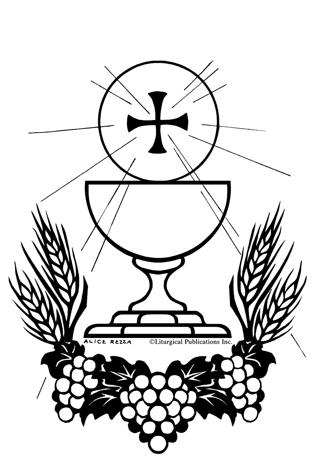 Catholic Eucharist Coloring Pages - High Quality Coloring Pages