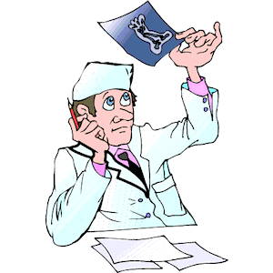 X ray technician clipart
