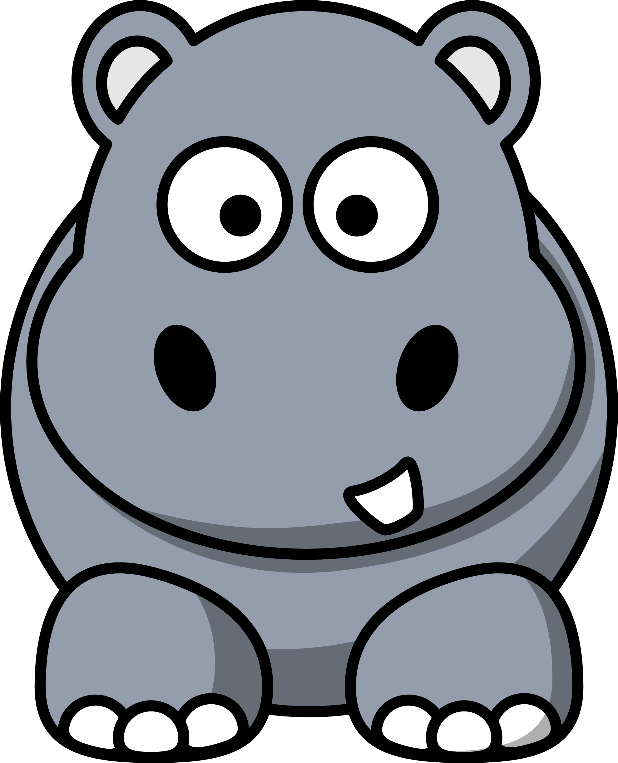 Hippo Vector Graphics - ClipArt Best