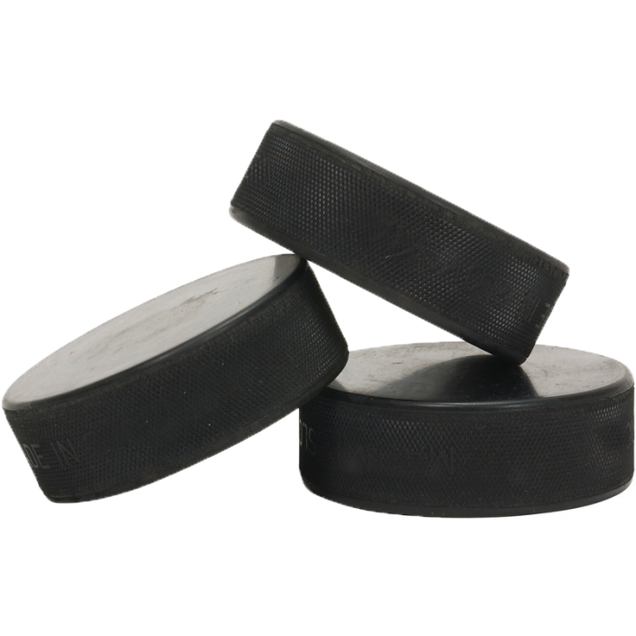 Harrow - Hockey Puck, Blank, Case of 50, Black
