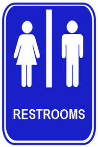 Rr Sign With Handi. Handicap Bathroom Signs Together With Restroom ...