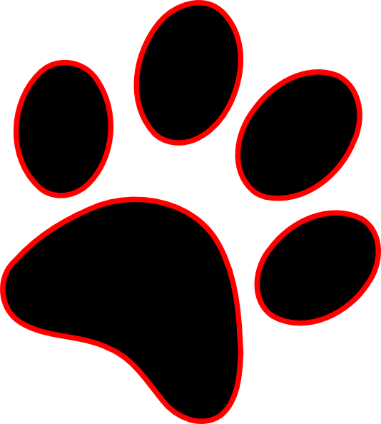 Lion Paw Print Clipart