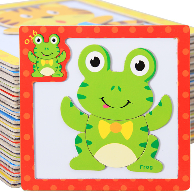 Aliexpress.com : Buy Kids 3D Magnetic Puzzles Jigsaw Wooden Toys ...
