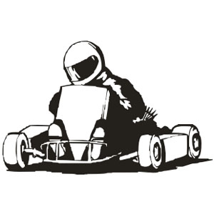 Go Kart Decal Sticker