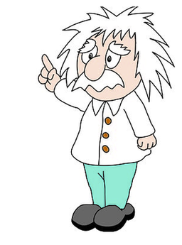 Albert Einstein Cartoon Drawing Clipart - Free to use Clip Art ...
