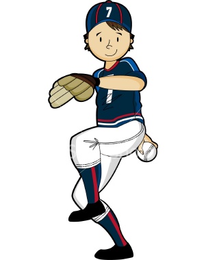 Baseball Pitcher Clipart