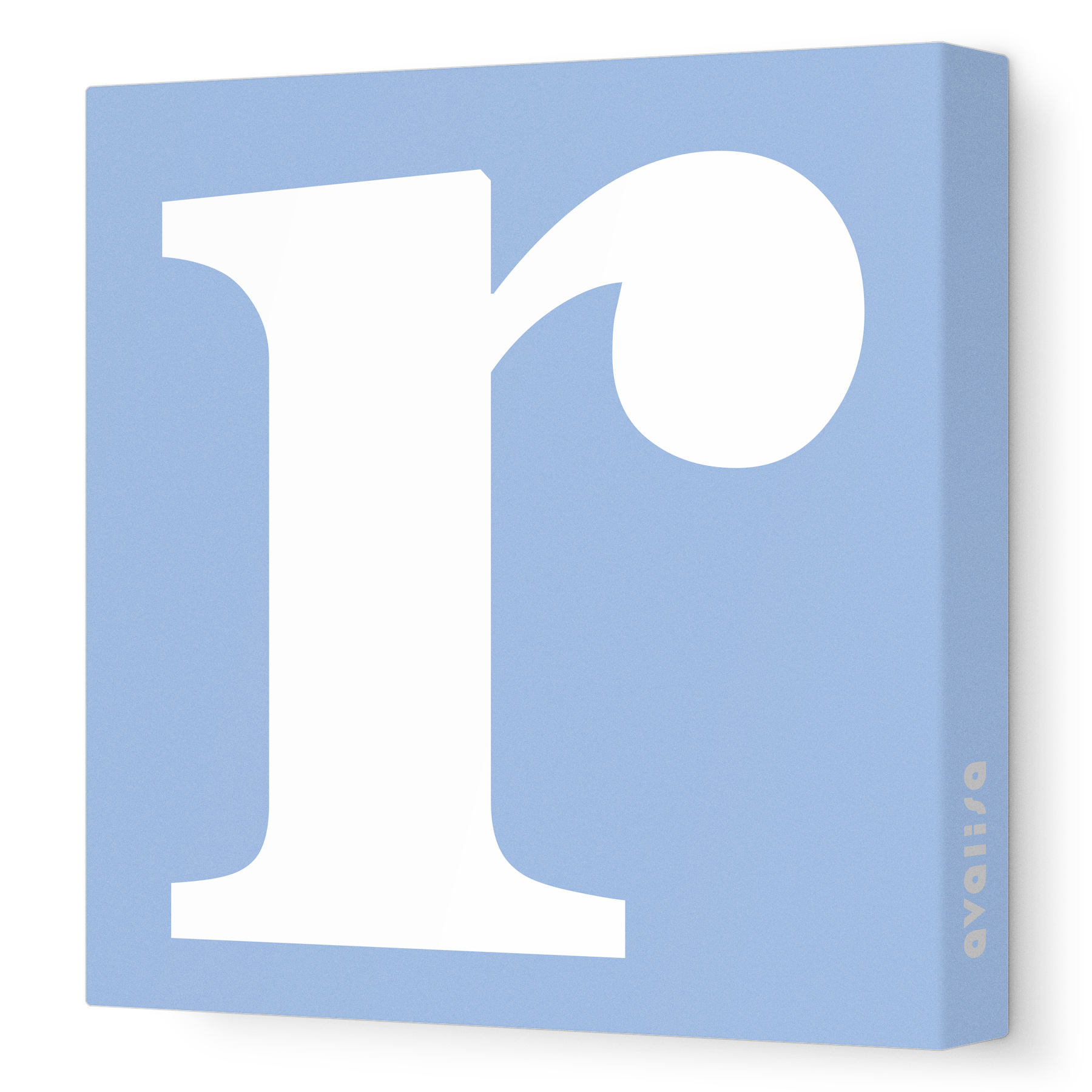 lower case r - Canvas Wall Art :: Numbers and Letters | Avalisa