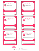 Free Printable Bridal Shower Raffle Tickets