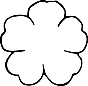 Rose outline clipart png