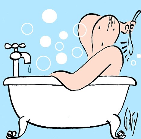 Taking a shower rather than a bath to save water? It might just be ...