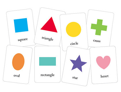 Basic Printable Shapes Flash Cards - Mr Printables
