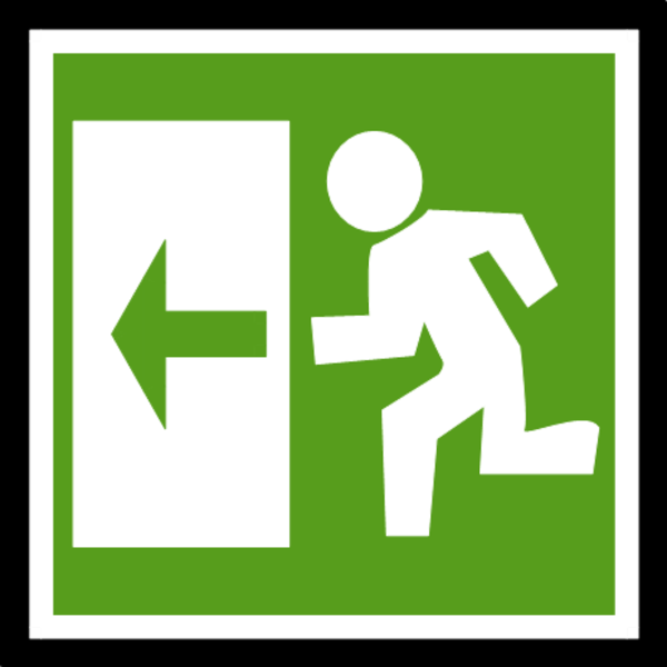 Exit Sign Clipart