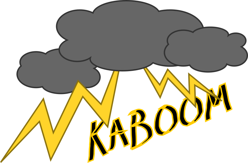 Clip Art Of Rain And Lightning Clipart