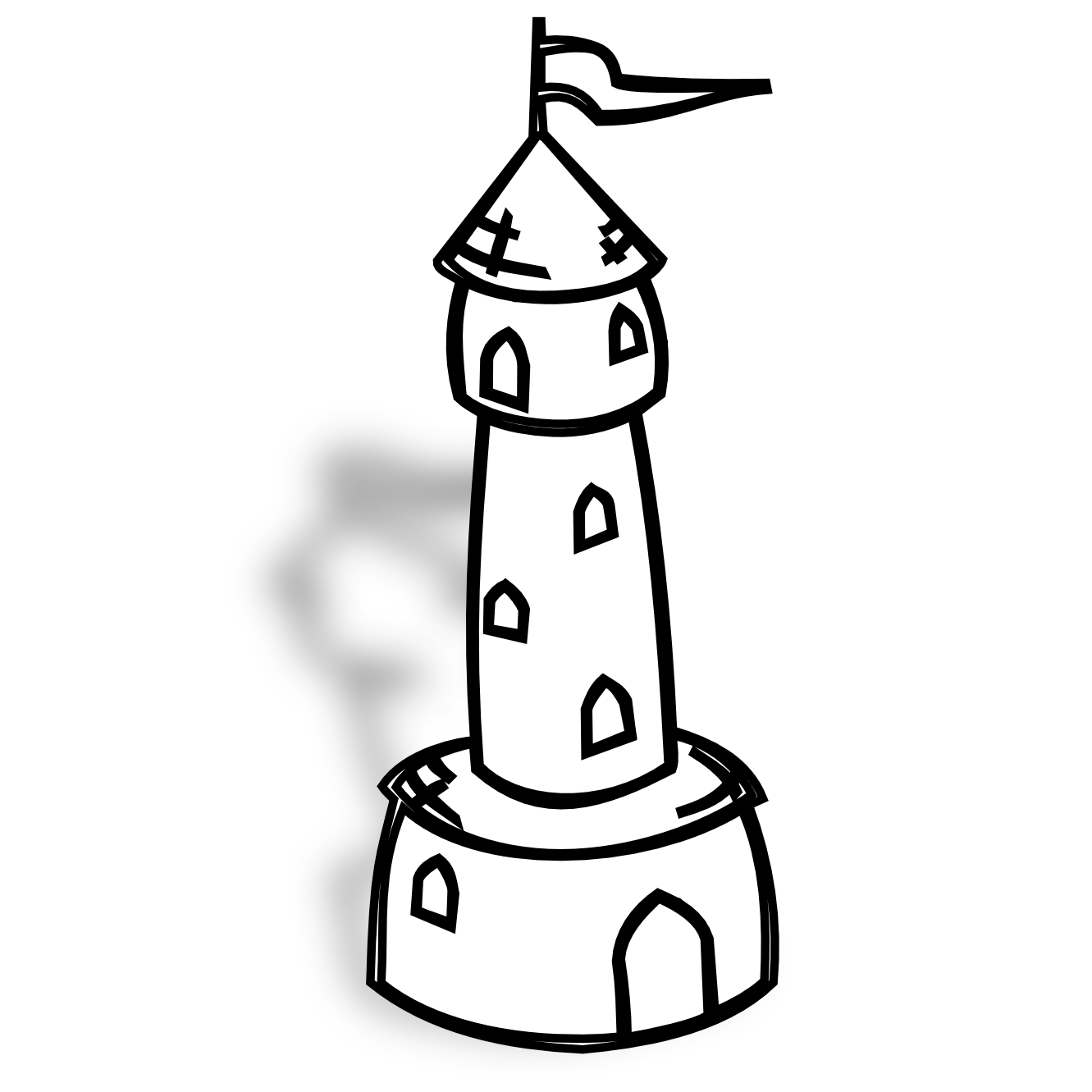 Toys map black and white clipart