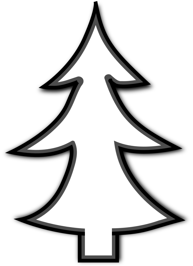 Pine Tree Outline