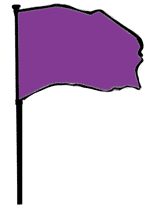 Color guard flags clipart