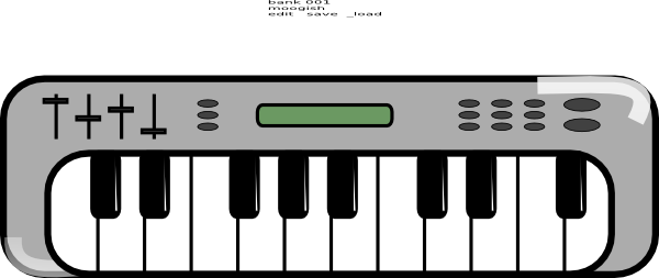 Music Keyboard Clipart