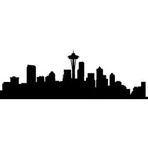 Seattle Skyline Silhouette - ClipArt Best