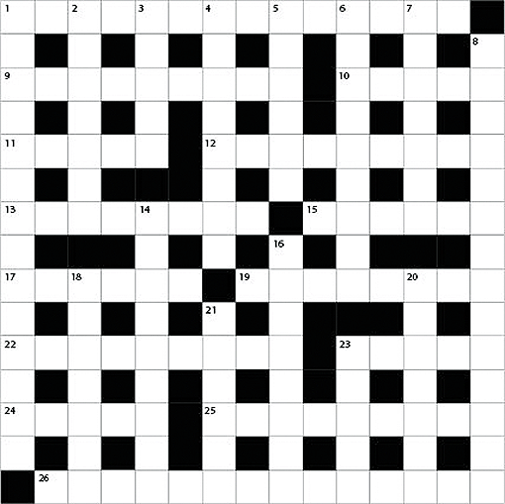 crossword template | wordscrawl.com