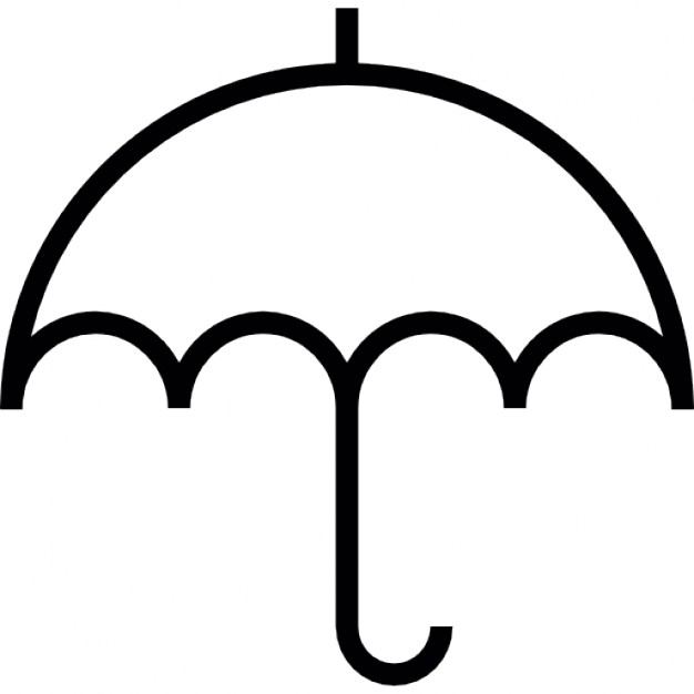 Umbrella Outline | Free Download Clip Art | Free Clip Art | on ...