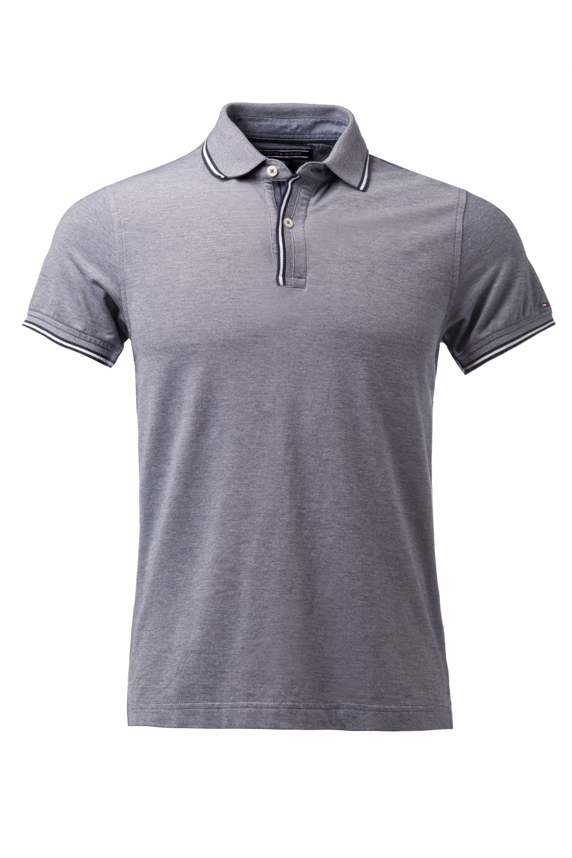 Tommy hilfiger Bram Plain Slim Fit Polo Shirt in Blue for Men | Lyst ...