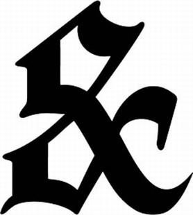 Font BOE and :: Bird Old English Numbers and Punctuation ...